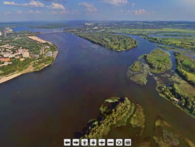 Съемка с дрона Днепр Аэропанорама Кременьчуг