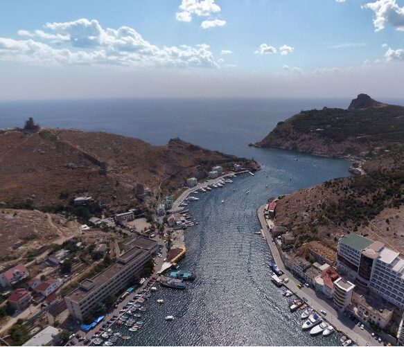 Панорама Балаклавы с дрона