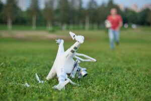 Авария дрона DJI Phantom Курс школа управления дроном