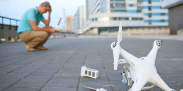 Авария квадрокоптера DJI Авария квадрокоптера DJI