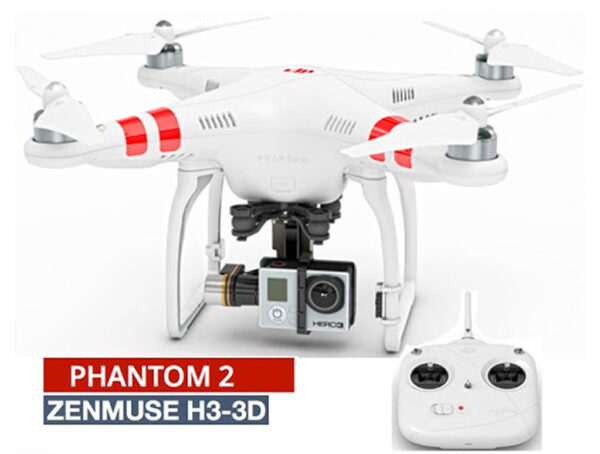 dji-phantom-2-zenmuse-h3-3d DJI Phantom с камерой GoPro и подвесом H3-3D