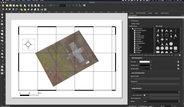 qgis-add-north-arrow Добавление картуша (стрелки компаса) в макет карты QGIS