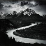 Фотография с волнистыми линиями Фотография с волнистыми линиями