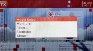 radiomaster-model-select Меню Radiomaster "Model Select"
