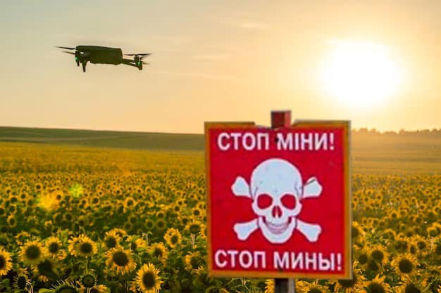 Применение дронов для гуманитарного разминирования